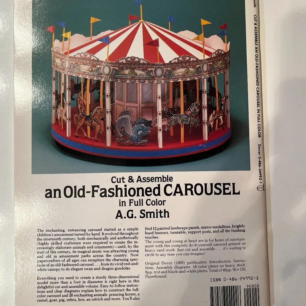 Cut‎ and Assemble - Old-Fashioned Carousel (1985)